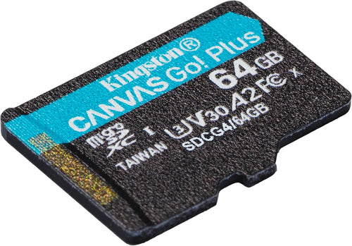 Kingston Micro SD 64 gb Canvas go Plus